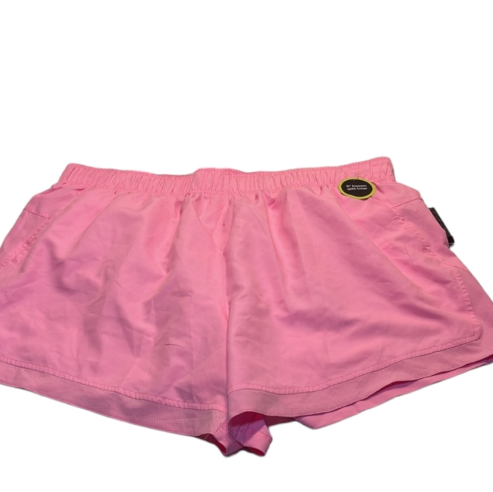 Athletic Works Women's Running Shorts, 5" Inseam, Pink, XXXL (22)